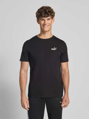 T-shirt z wyhaftowanym logo i okrągłym dekoltem PUMA PERFORMANCE