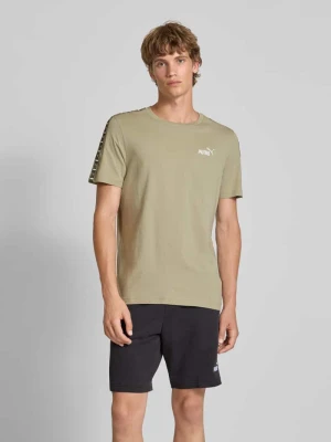 T-shirt z wyhaftowanym logo i okrągłym dekoltem PUMA PERFORMANCE