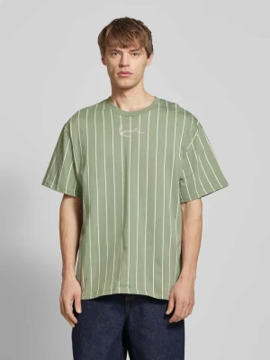 T-shirt z wyhaftowanym logo Karl Kani