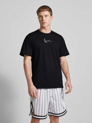 T-shirt z wyhaftowanym logo Karl Kani