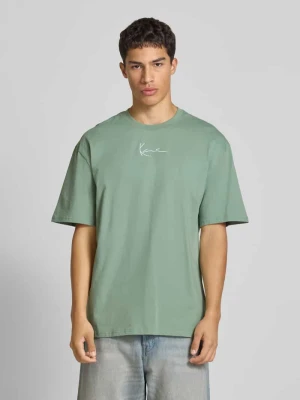 T-shirt z wyhaftowanym logo Karl Kani