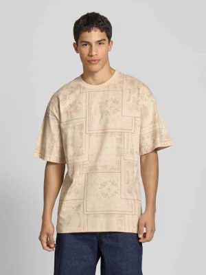 T-shirt z wyhaftowanym logo Karl Kani