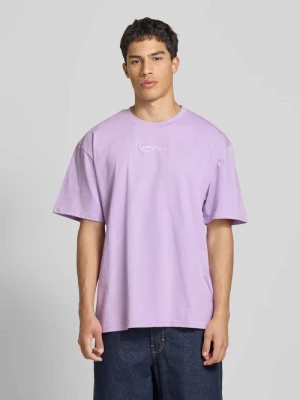 T-shirt z wyhaftowanym logo Karl Kani
