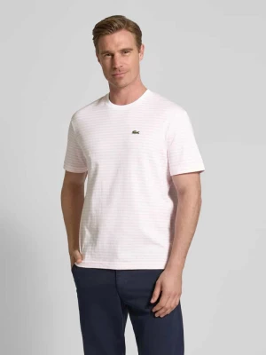 T-shirt z wyhaftowanym logo Lacoste