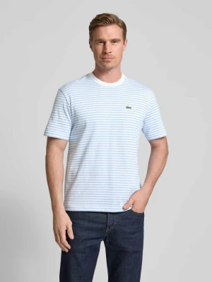 T-shirt z wyhaftowanym logo Lacoste