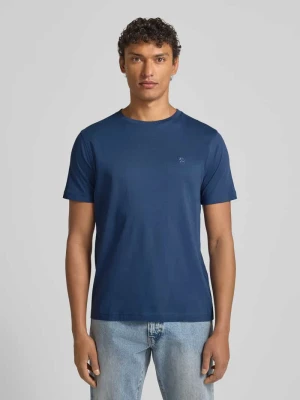 T-shirt z wyhaftowanym logo Lerros