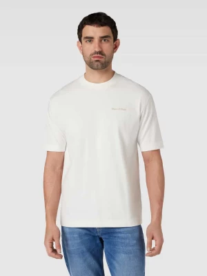 T-shirt z wyhaftowanym logo MARC O POLO