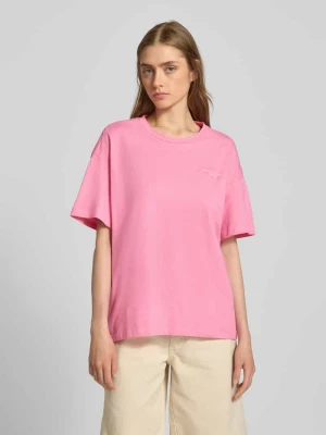 T-shirt z wyhaftowanym logo Marc O'Polo DENIM