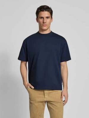 T-shirt z wyhaftowanym logo model ‘Baine’ WOODBIRD