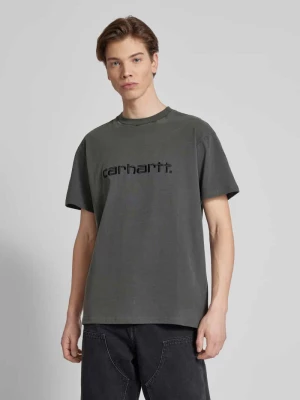T-shirt z wyhaftowanym logo model ‘DUSTER’ Carhartt Work In Progress