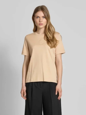 T-shirt z wyhaftowanym logo model ‘ECOSA’ Boss