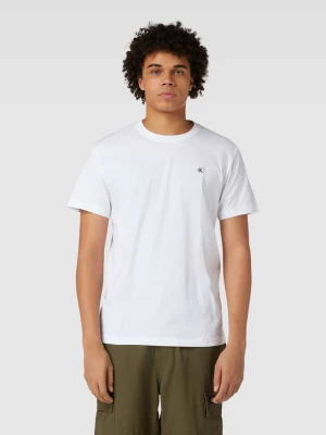 T-shirt z wyhaftowanym logo model ‘EMBRO’ Calvin Klein Jeans