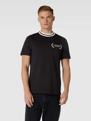 T-shirt z wyhaftowanym logo model ‘LAUREL’ Tommy Hilfiger