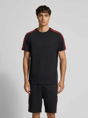 T-shirt z wyhaftowanym logo model ‘LIAM’ HUGO