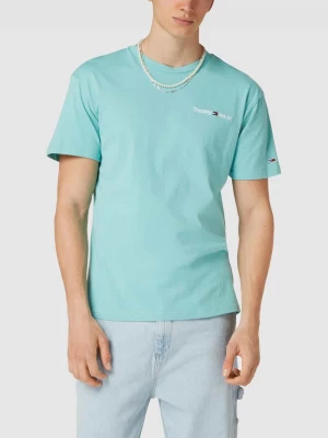 T-shirt z wyhaftowanym logo model ‘LINEAR’ Tommy Jeans