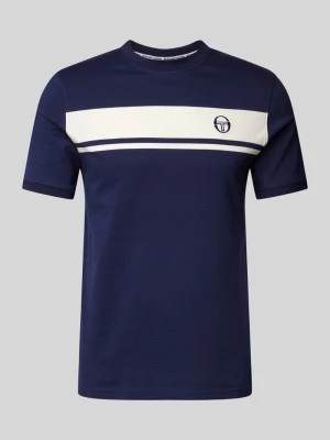 T-shirt z wyhaftowanym logo model ‘MASTER’ Sergio Tacchini