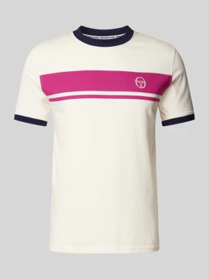 T-shirt z wyhaftowanym logo model ‘MASTER’ Sergio Tacchini