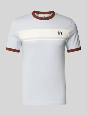 T-shirt z wyhaftowanym logo model ‘MASTER’ Sergio Tacchini