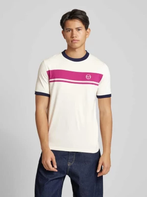 T-shirt z wyhaftowanym logo model ‘MASTER’ Sergio Tacchini