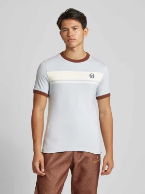 T-shirt z wyhaftowanym logo model ‘MASTER’ Sergio Tacchini