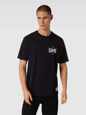 T-shirt z wyhaftowanym logo model ‘Mini Balboa’ BLS HAFNIA