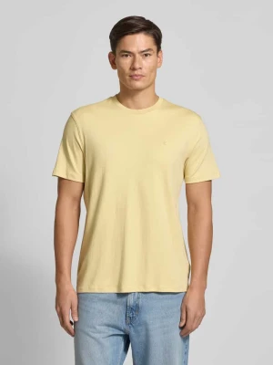 T-shirt z wyhaftowanym logo model ‘SUPIMA’ CK Calvin Klein