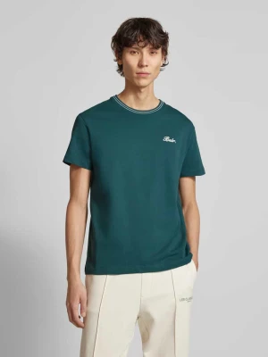 T-shirt z wyhaftowanym logo model ‘Tape’ Balr.