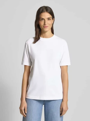 T-shirt z wyhaftowanym logo model ‘TARJAA’ ARMEDANGELS