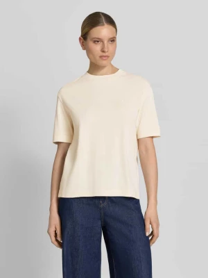 T-shirt z wyhaftowanym logo model ‘TARJAA’ ARMEDANGELS