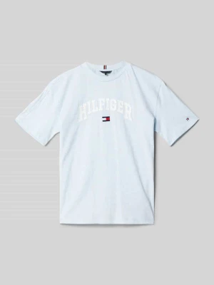 T-shirt z wyhaftowanym logo model ‘VARSITY’ Tommy Hilfiger Teens