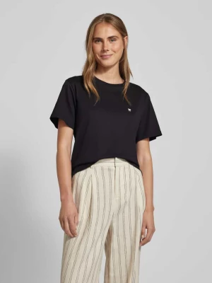 T-shirt z wyhaftowanym logo model ‘VENACO’ Weekend Max Mara