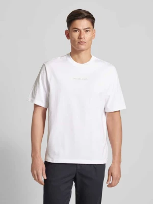 T-shirt z wyhaftowanym logo model ‘VICTORY’ Michael Kors