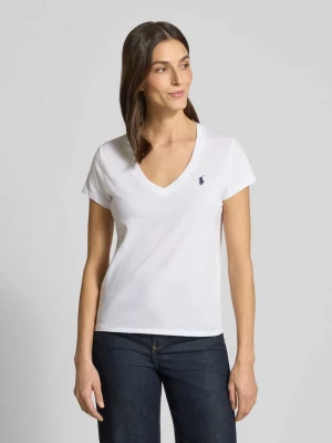 T-shirt z wyhaftowanym logo Polo Ralph Lauren