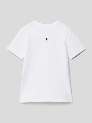 T-shirt z wyhaftowanym logo Polo Ralph Lauren Kids