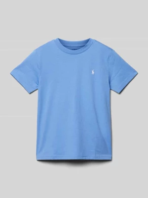T-shirt z wyhaftowanym logo Polo Ralph Lauren Kids
