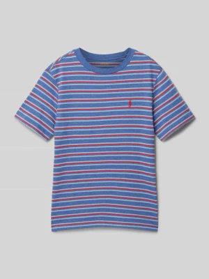 T-shirt z wyhaftowanym logo Polo Ralph Lauren Kids