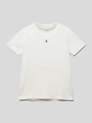 T-shirt z wyhaftowanym logo Polo Ralph Lauren Kids