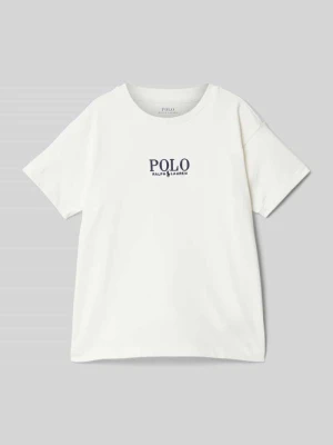 T-shirt z wyhaftowanym logo Polo Ralph Lauren Kids