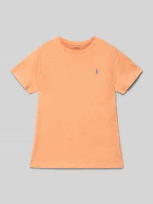 T-shirt z wyhaftowanym logo Polo Ralph Lauren Kids