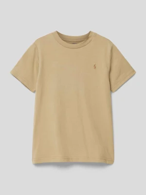 T-shirt z wyhaftowanym logo Polo Ralph Lauren Kids