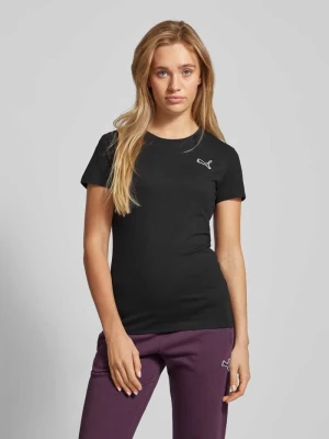 T-shirt z wyhaftowanym logo Puma