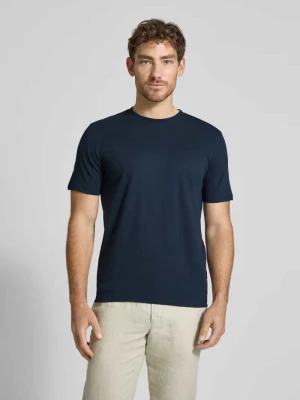 T-shirt z wyhaftowanym logo Scotch & Soda