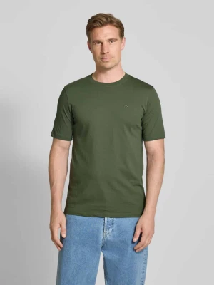 T-shirt z wyhaftowanym logo Scotch & Soda
