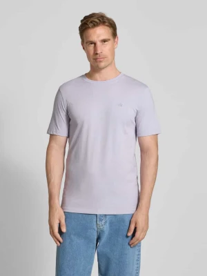 T-shirt z wyhaftowanym logo Scotch & Soda
