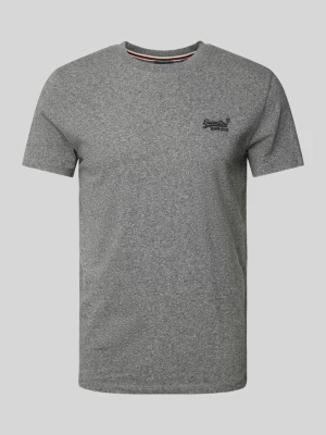 T-shirt z wyhaftowanym logo Superdry