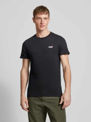 T-shirt z wyhaftowanym logo Superdry