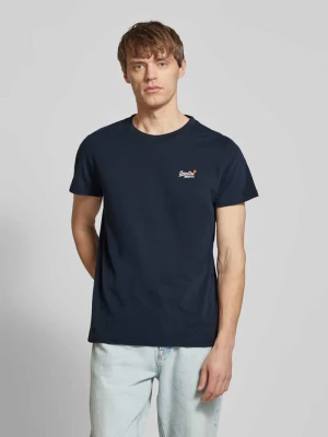 T-shirt z wyhaftowanym logo Superdry