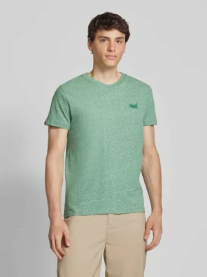 T-shirt z wyhaftowanym logo Superdry