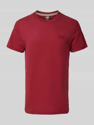 T-shirt z wyhaftowanym logo Superdry