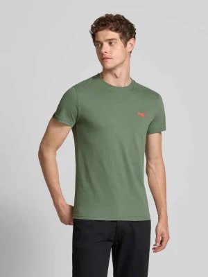 T-shirt z wyhaftowanym logo Superdry